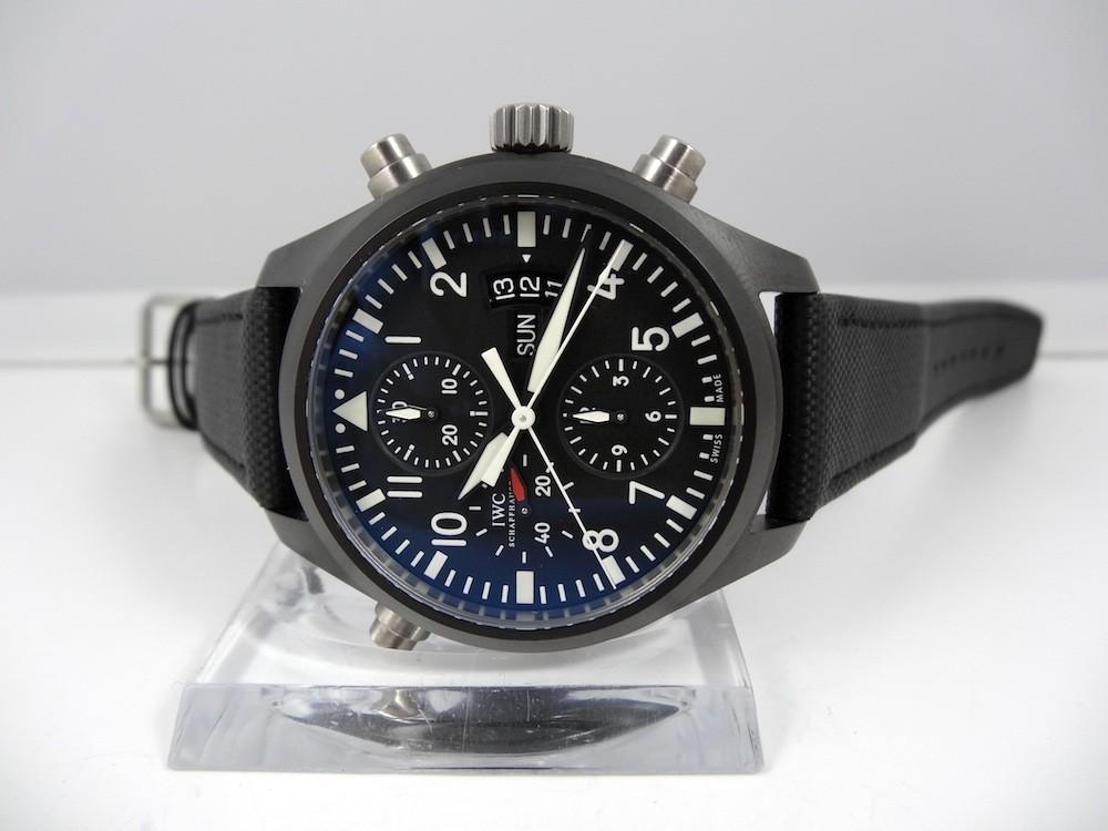 IWC Doppel-Chronograph Pilot Céramique série Limitée 1000 ex Boite & Papiers