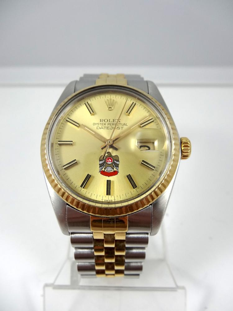 Rolex Daejust Or & acier cadran Ciglé