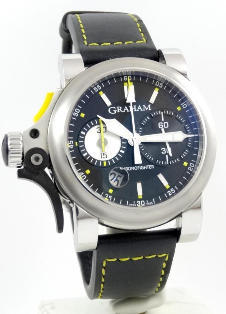 Graham Trigger 46mm R.A.C. Chronofighter full Set