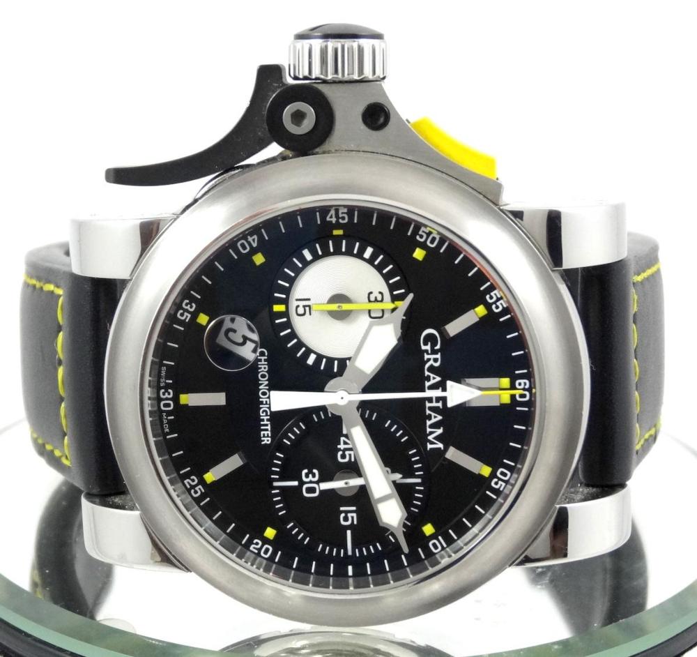 Graham Trigger 46mm R.A.C. Chronofighter full Set