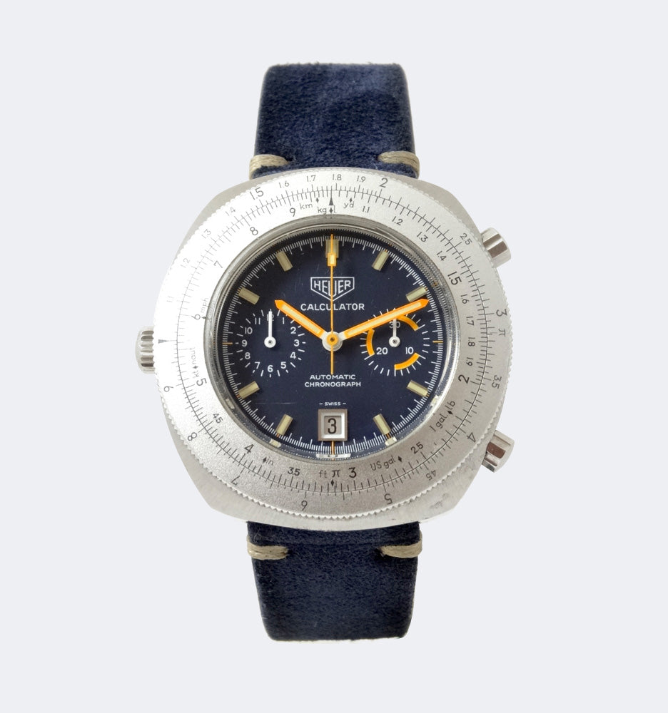Heuer Calculator Jamais Polie Réf 110.633 (Copie)