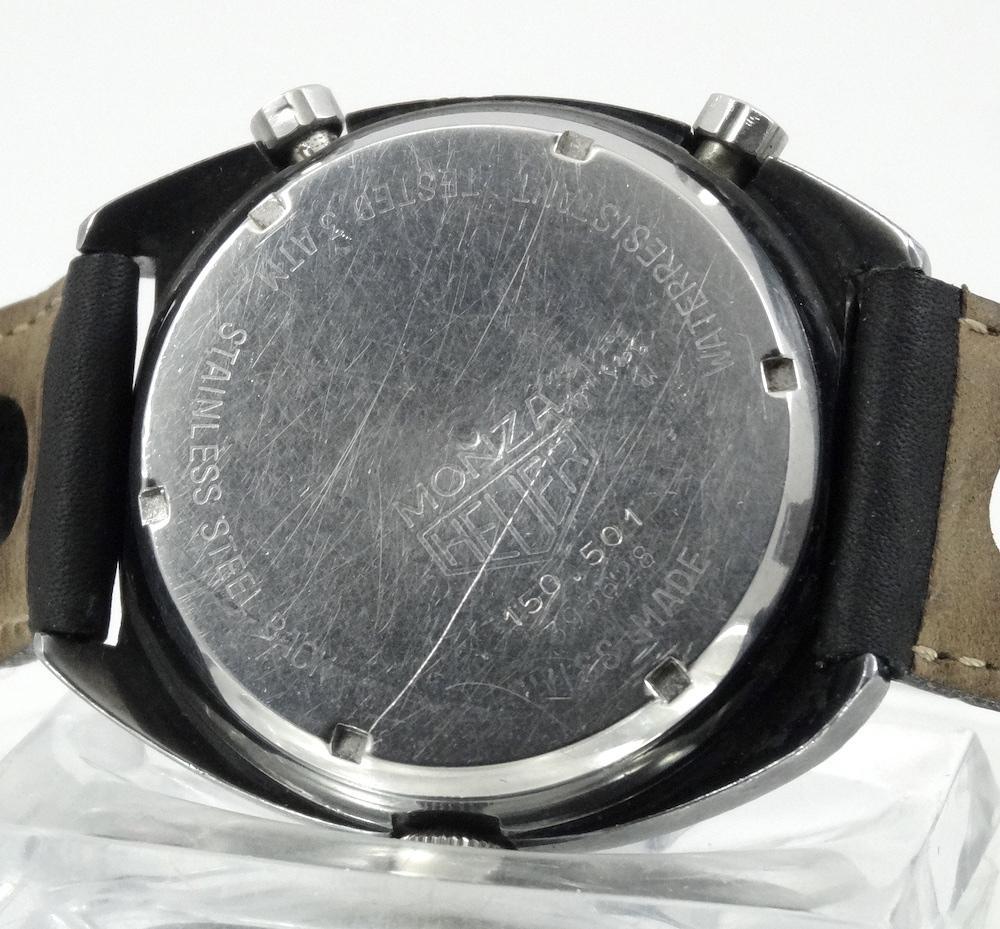 Heuer Monza Réf 110.501 première Edition PVD Noir Circa 1976