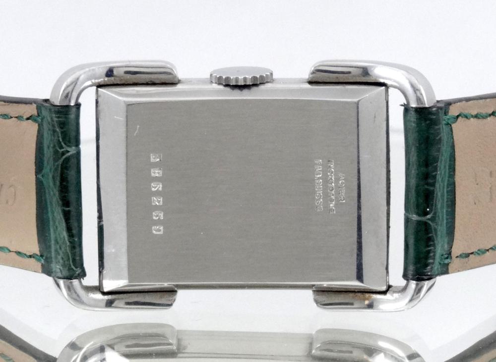 Jaeger-LeCoultre Etrier Uni-Plan Jumbo Cadran laqué Circa 1940