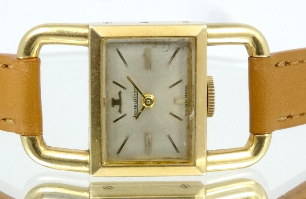 Jaeger-LeCoultre Etrier Lady Mini or jaune pour Hermes