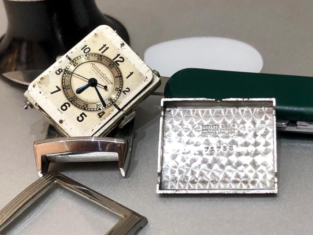 Jaeger-LeCoultre Reverso Classique Chemin de fer Circa 1945
