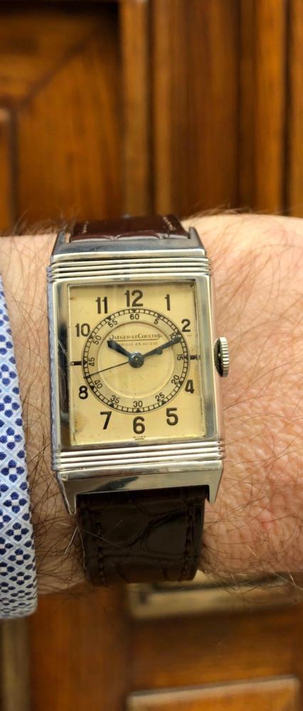 Jaeger-LeCoultre Reverso Classique Chemin de fer Circa 1945