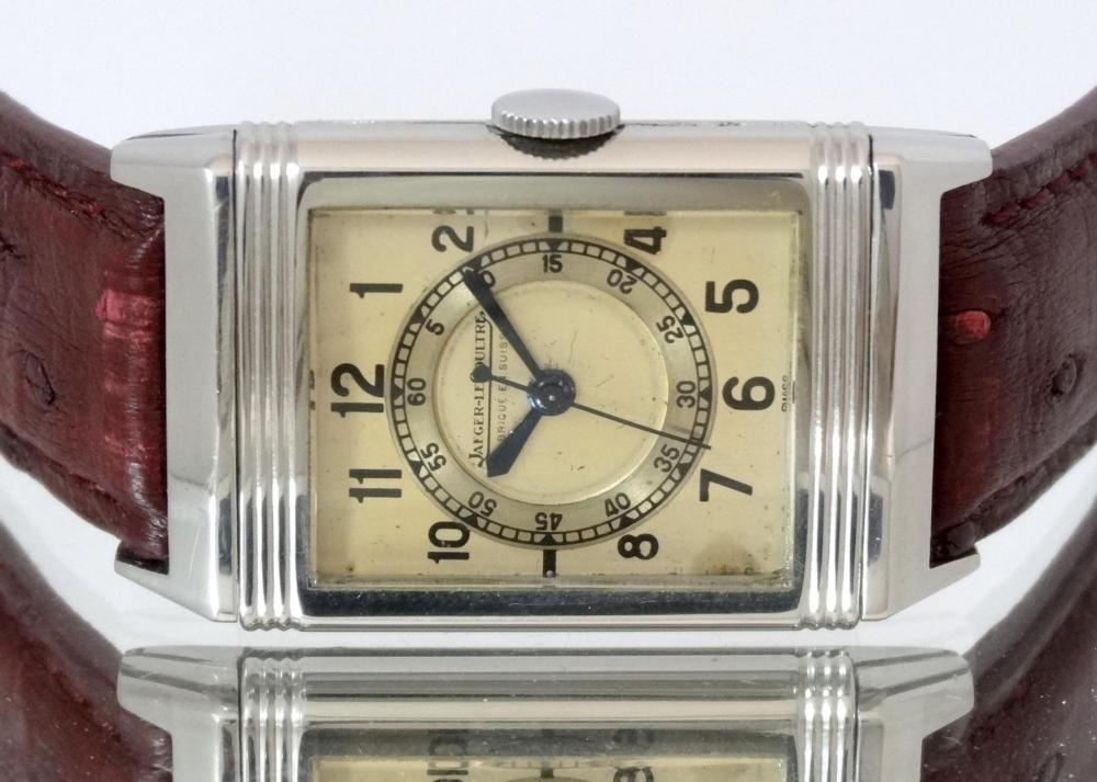 Jaeger-LeCoultre Reverso Classique Chemin de fer Circa 1945