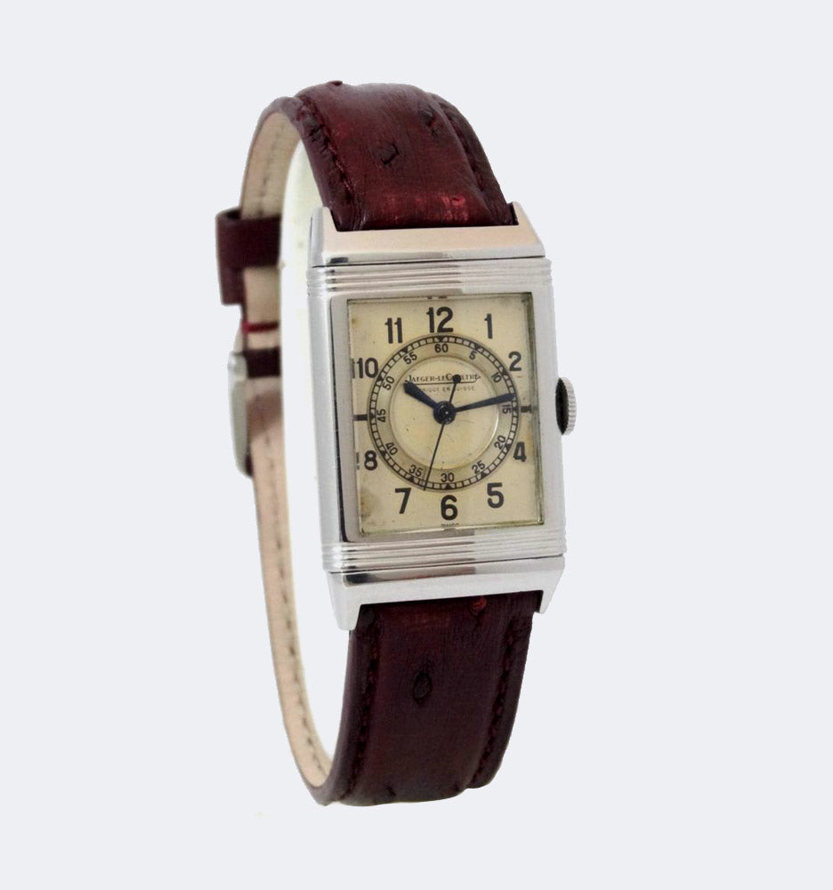 Jaeger-LeCoultre Reverso Classique Chemin de fer Circa 1945