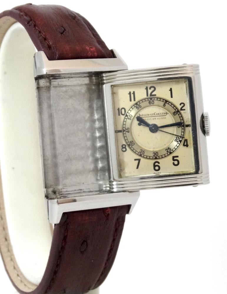 Jaeger-LeCoultre Reverso Classique Chemin de fer Circa 1945
