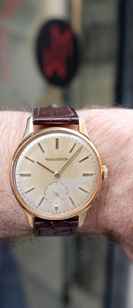 Jaeger LeCoultre style Calatrava solo tempo or rose 50’s