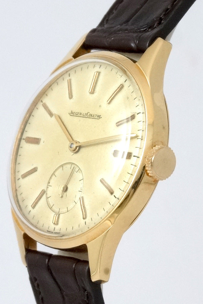 Jaeger LeCoultre style Calatrava solo tempo or rose 50’s