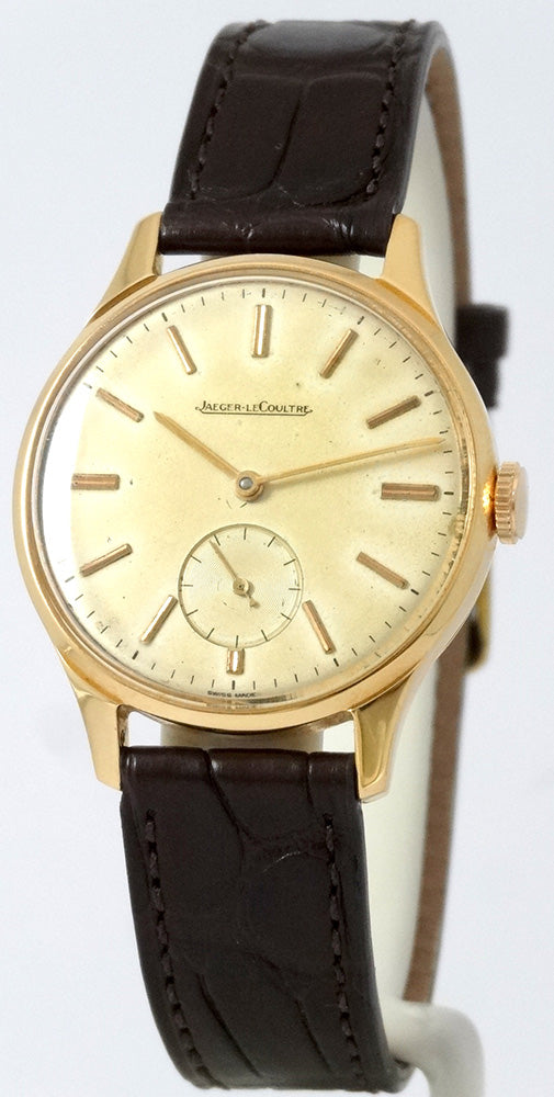 Jaeger LeCoultre style Calatrava solo tempo or rose 50’s