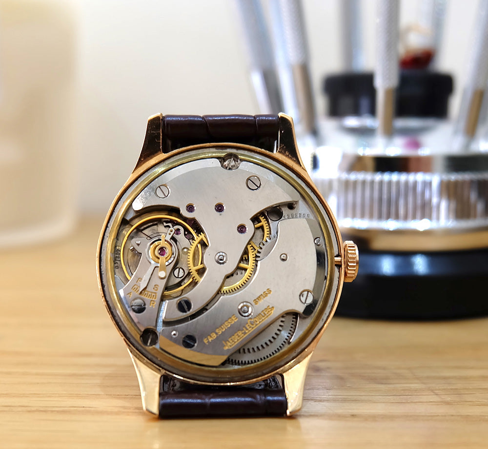 Jaeger LeCoultre style Calatrava solo tempo or rose 50’s