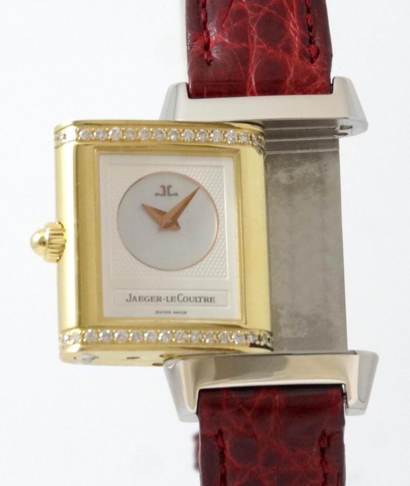 Jaeger-LeCoultre Reverso Duetto or acier Diamants