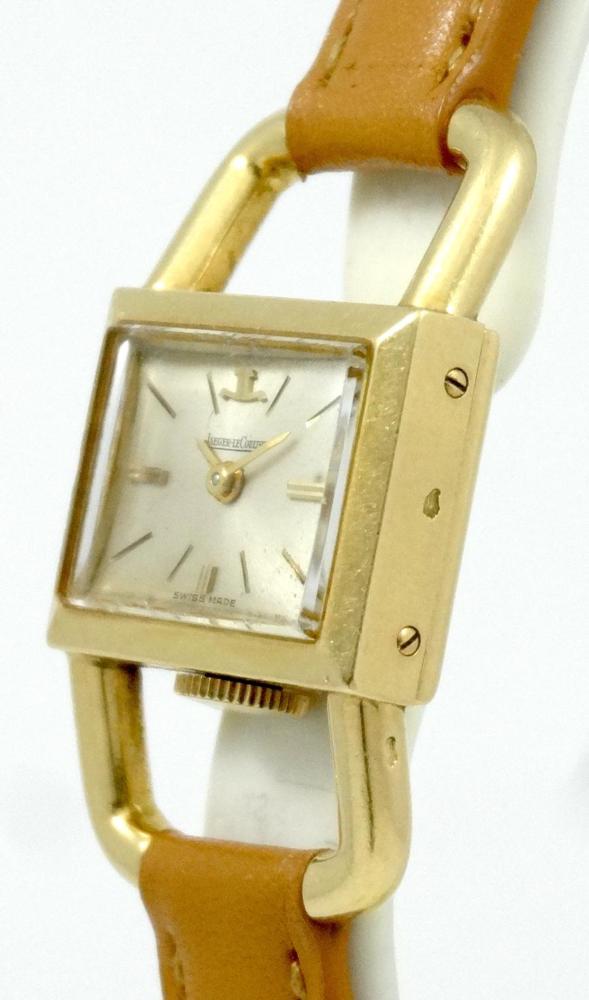 Jaeger-LeCoultre Etrier Lady Mini or jaune pour Hermes