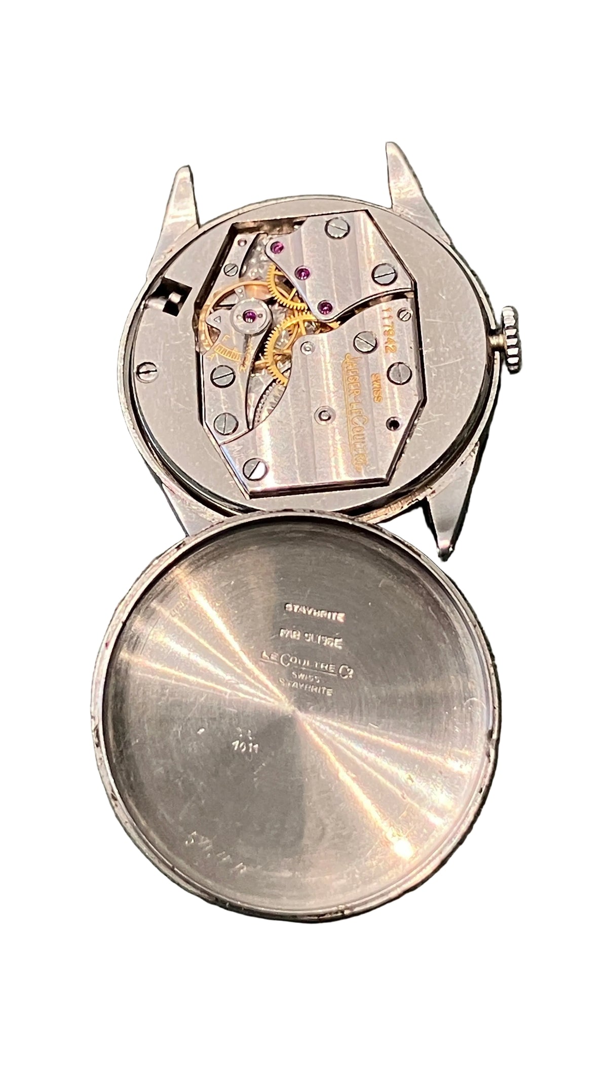 Jaeger Lecoultre cadran noir laqué Daydate circa 1946