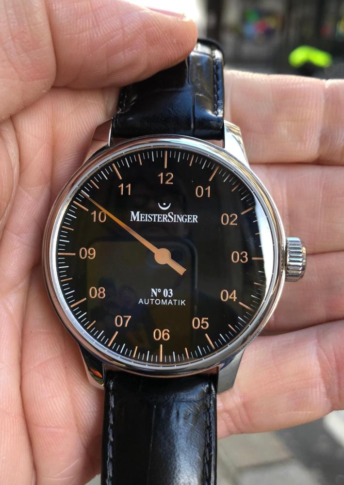 Meistersinger Cadran noir N°3