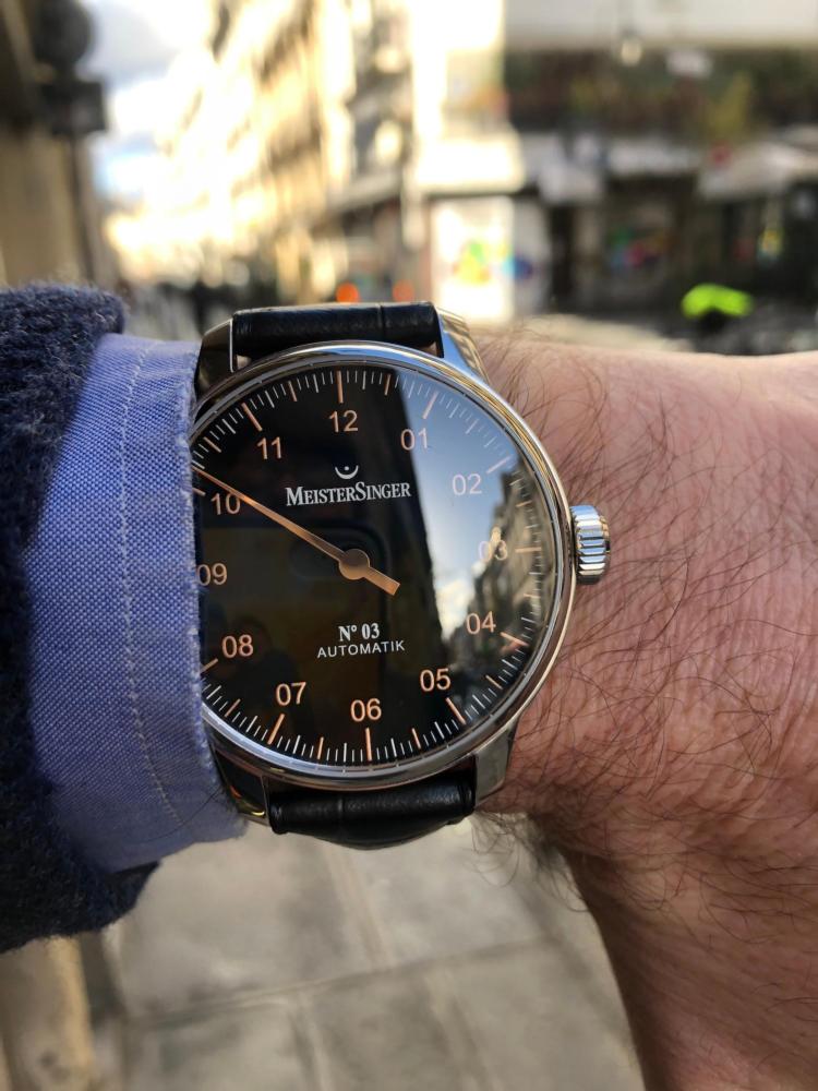 Meistersinger Cadran noir N°3