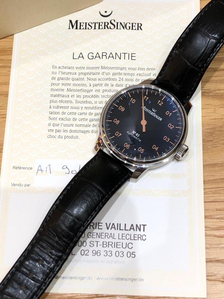Meistersinger Cadran noir N°3