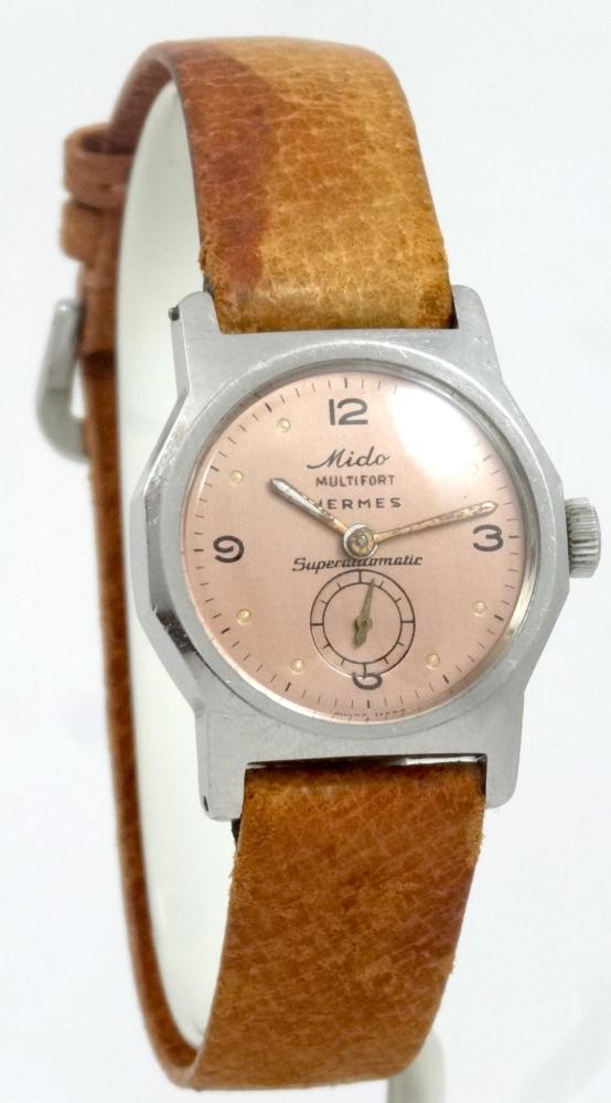 Mido Lady 26mm, pour Hermes rare cadran Saumon