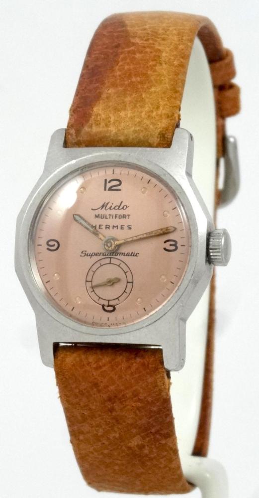 Mido Lady 26mm, pour Hermes rare cadran Saumon
