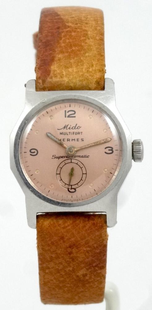Mido Lady 26mm, pour Hermes rare cadran Saumon