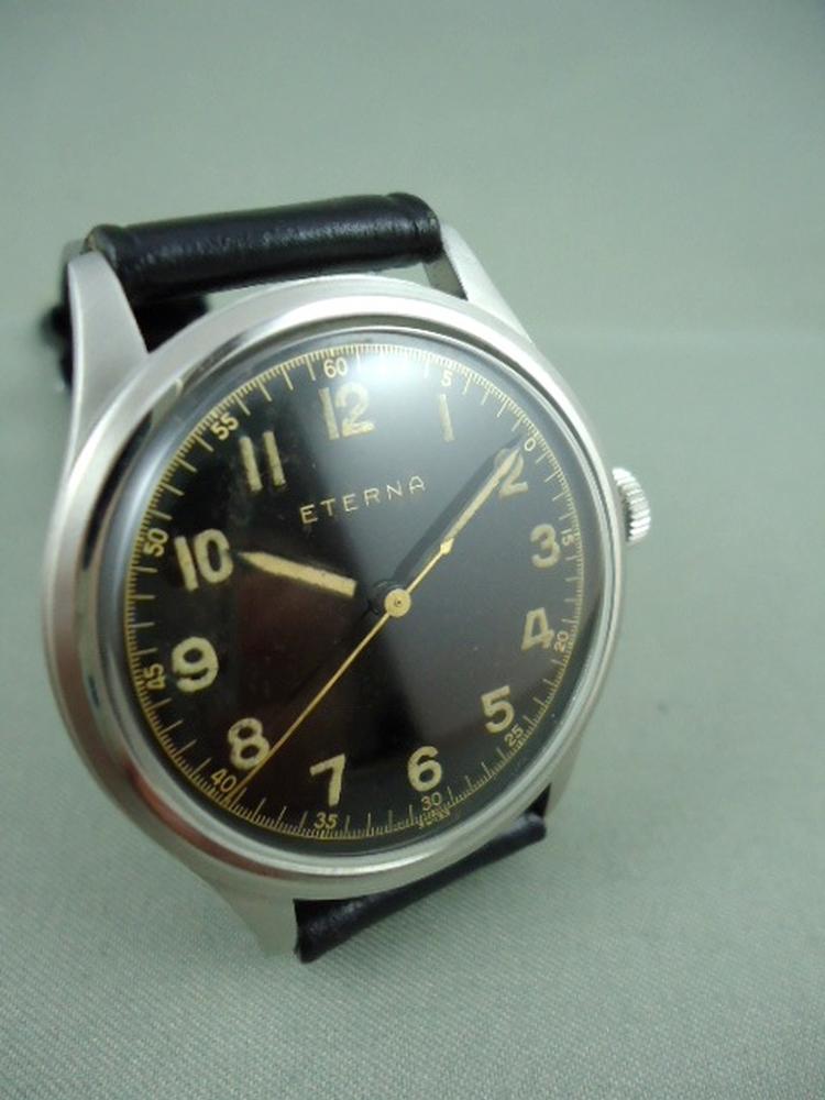 Eterna Cadran laqué Noir acier