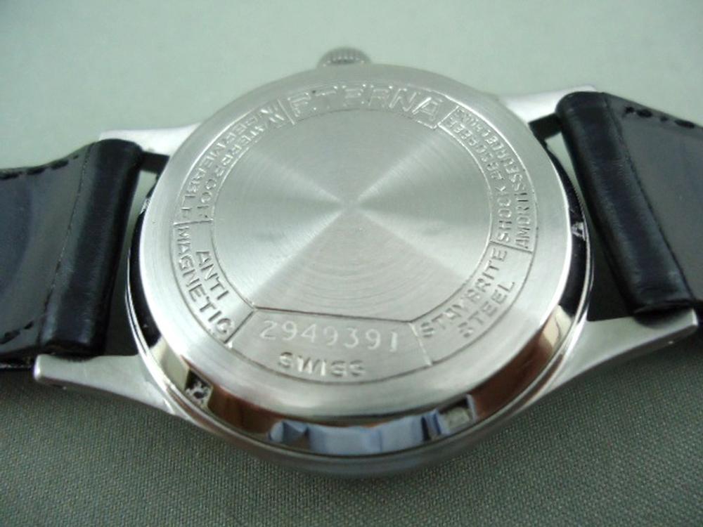 Eterna Cadran laqué Noir acier
