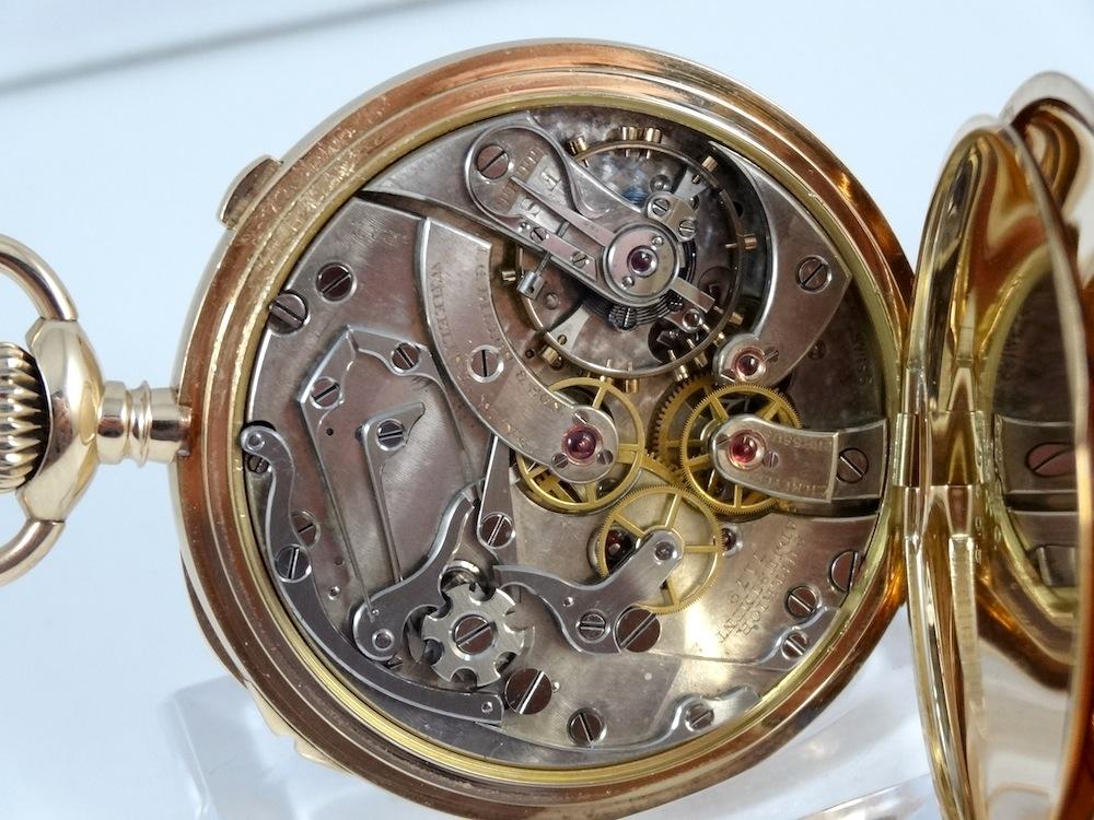 Montre de Gousset Chrono à Rattrapante en or