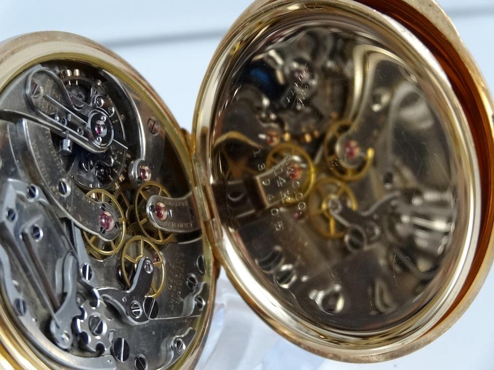 Montre de Gousset Chrono à Rattrapante en or