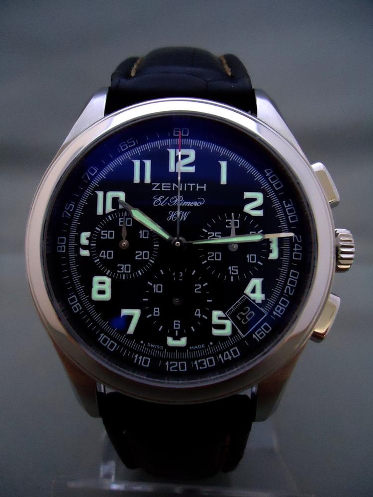 Zenith Acier Chrono El Primero série''HW''
