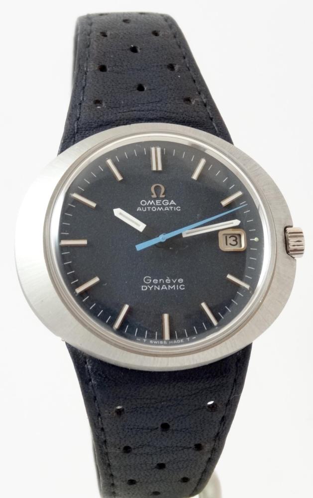 Omega Dynamic automatique cadran Bleu Jamais polie
