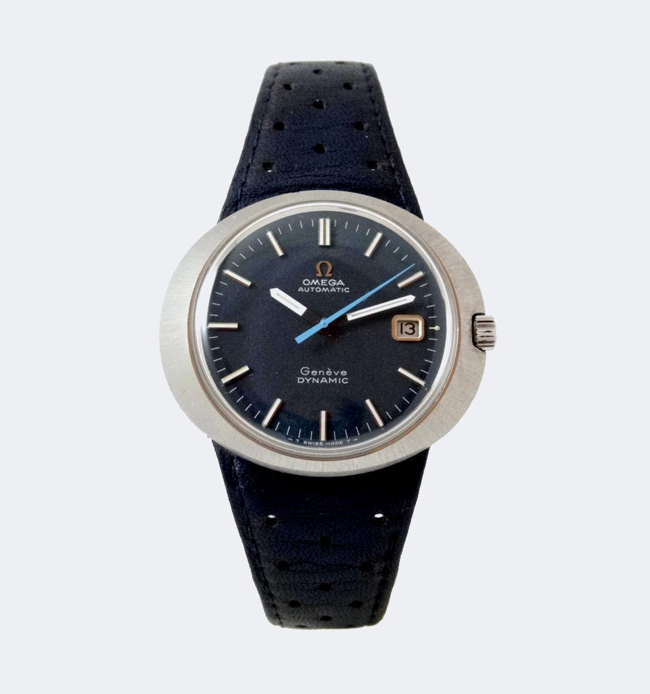 Omega Dynamic automatique cadran Bleu Jamais polie