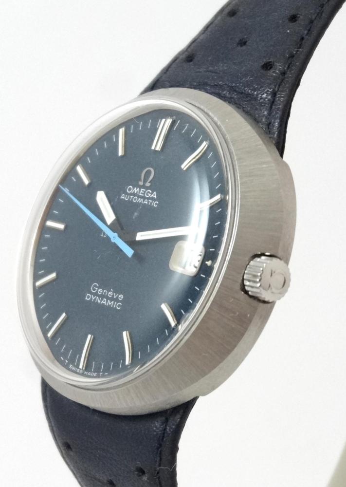 Omega Dynamic automatique cadran Bleu Jamais polie