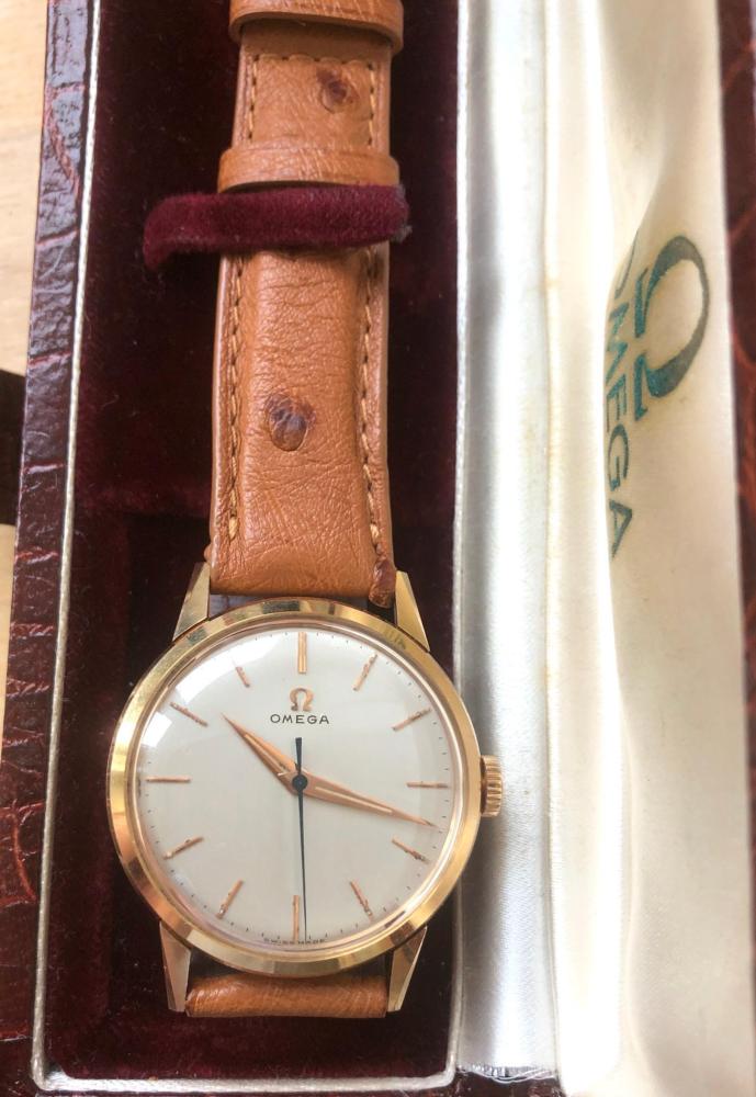 Omega calatrava Solo Tempo or 34mm jamais polie