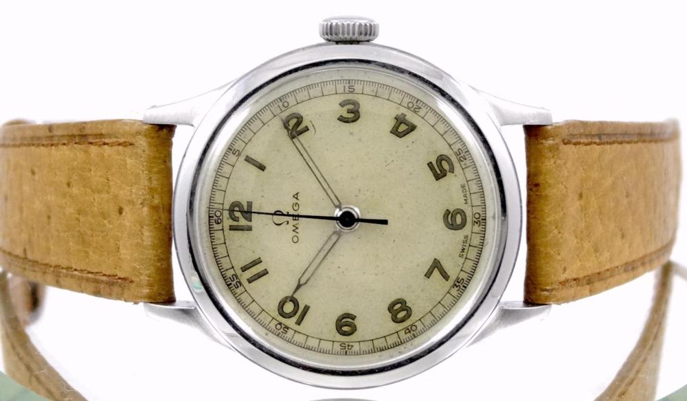 Omega Militaire style Calatrava Circa 1945