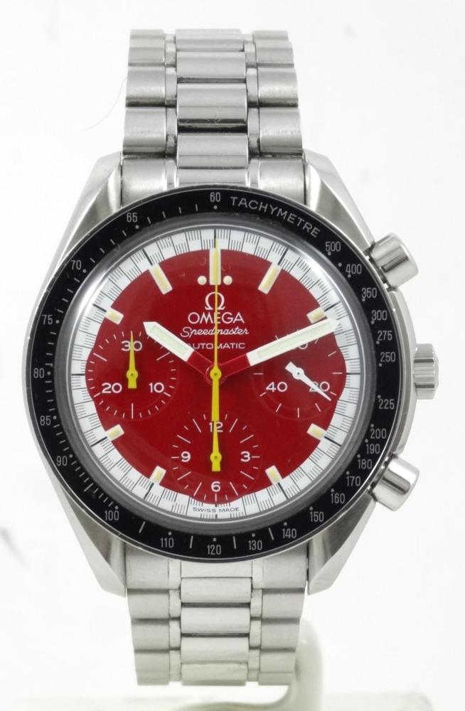 Omega Speedmaster Reduced Michael Schumacher Ferrari Red ST 175.0032.R00