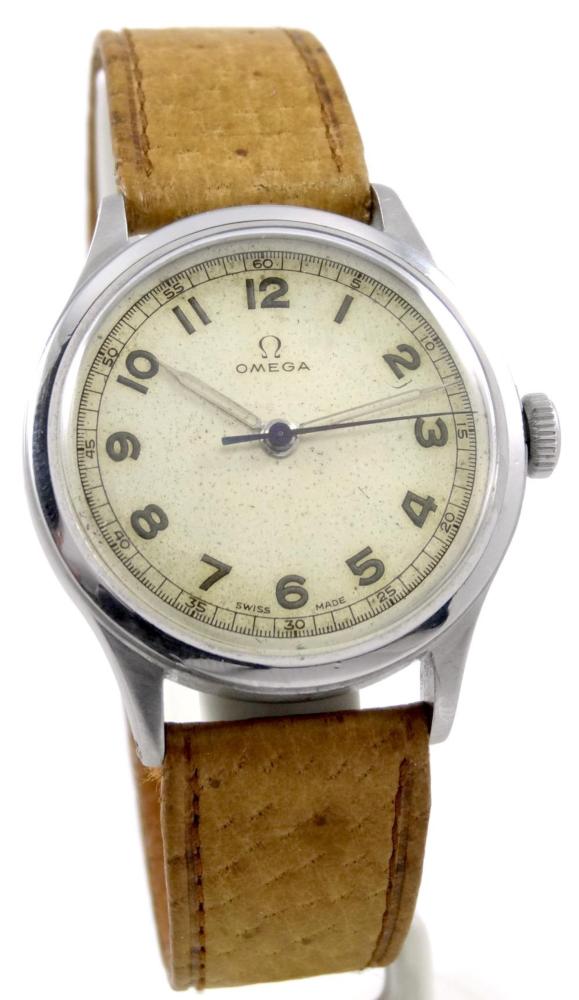 Omega Style Calatrava Militaire Circa 1945