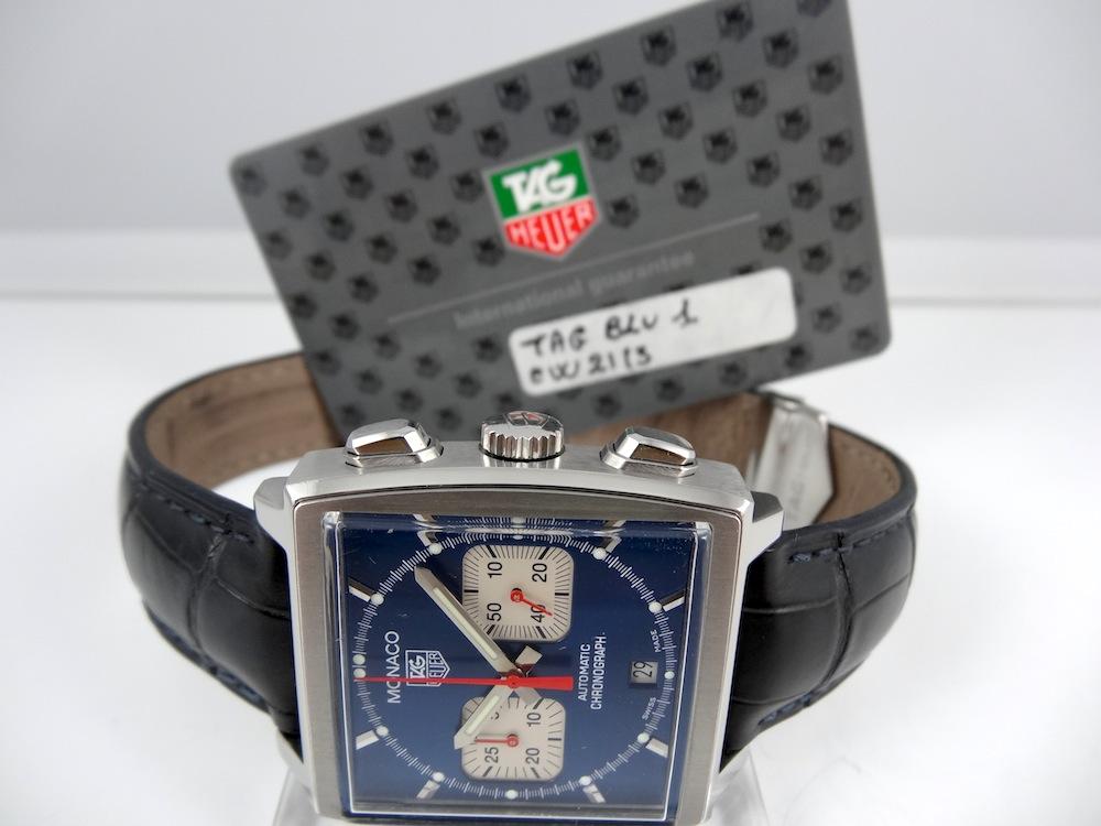 Tag Heuer Monaco Cadran Bleu Réf CW2113