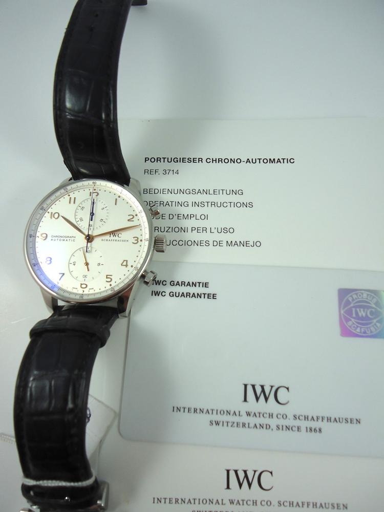 Portugaise Chronographe Acier/Cuir Réf.IW371401