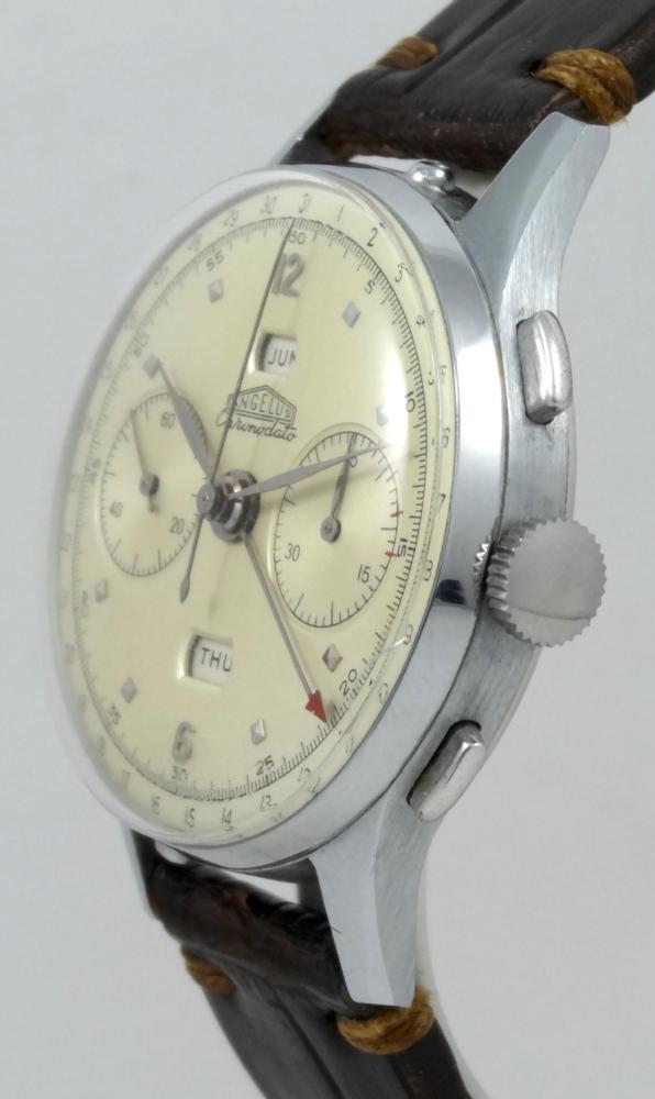 Angelus Chronodato 38 mm Chrono Triple Calendrier