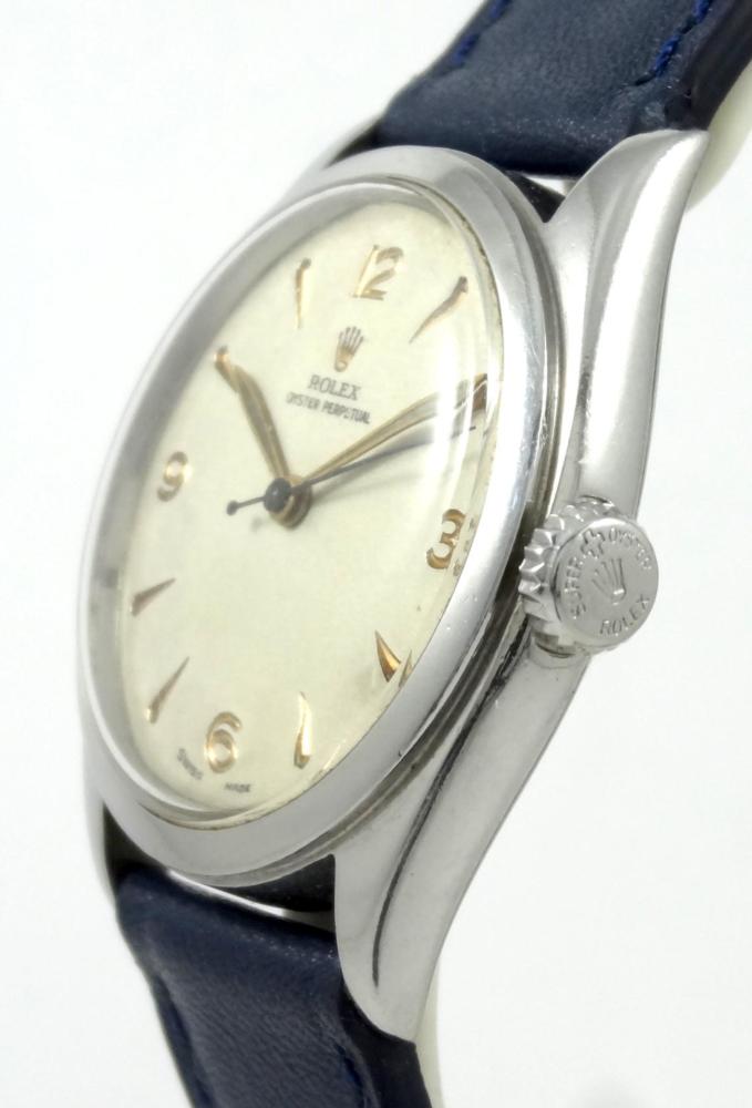 Rolex Réf 6022 cadran style Explorer 34mm