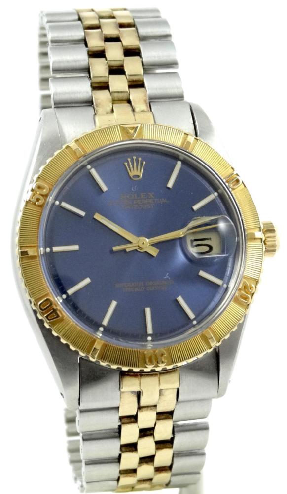 Rolex Datejust 1625 Turn'O Graph cadran Bleu Jean