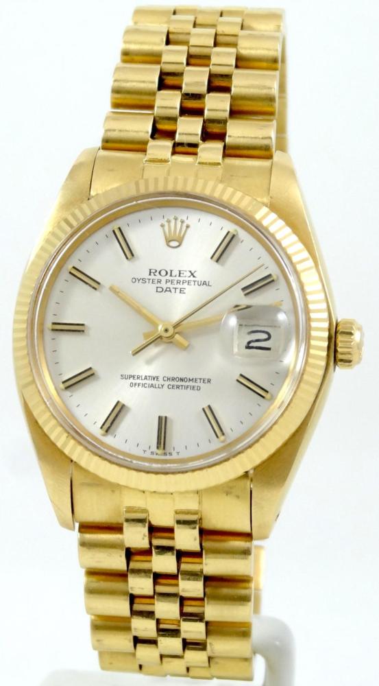 Rolex Date Jubilé 34mm Full Set 1980 Réf 1503