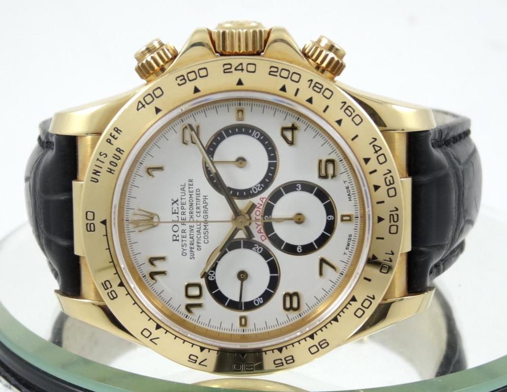 Rolex Daytona ''6'' inversé Or jaune Réf 16518 Full Set