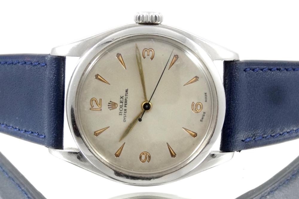 Rolex Réf 6022 cadran style Explorer 34mm