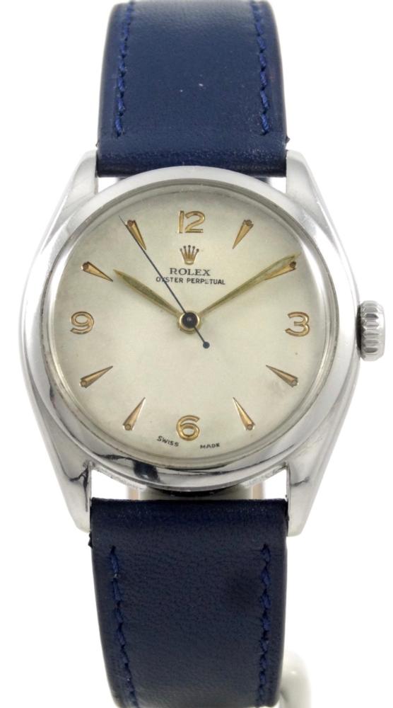 Rolex Réf 6022 cadran style Explorer 34mm