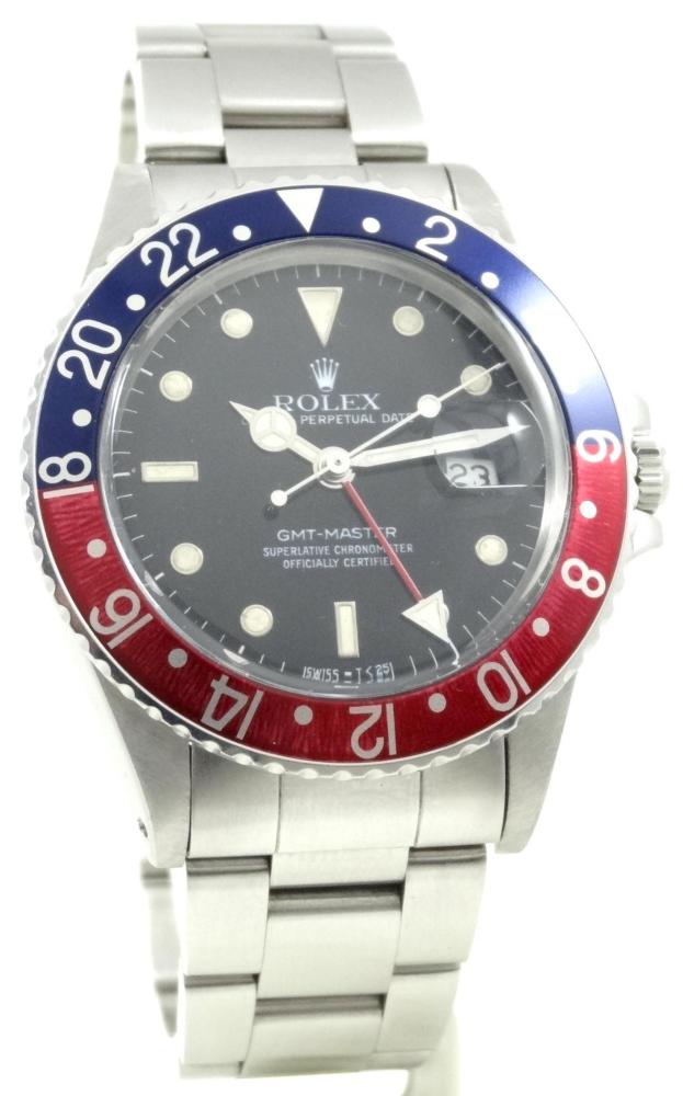 Rolex GMT Ref 16750 Pepsi Boite et Papiers 1985