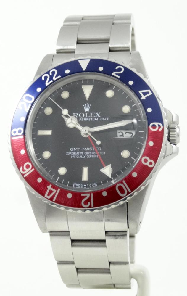 Rolex GMT Ref 16750 Pepsi Boite et Papiers 1985