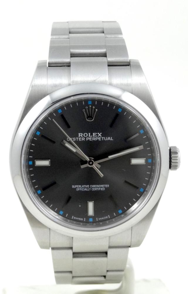 Rolex Oyster Perpetual 39 cadran Ruthenium de 2017